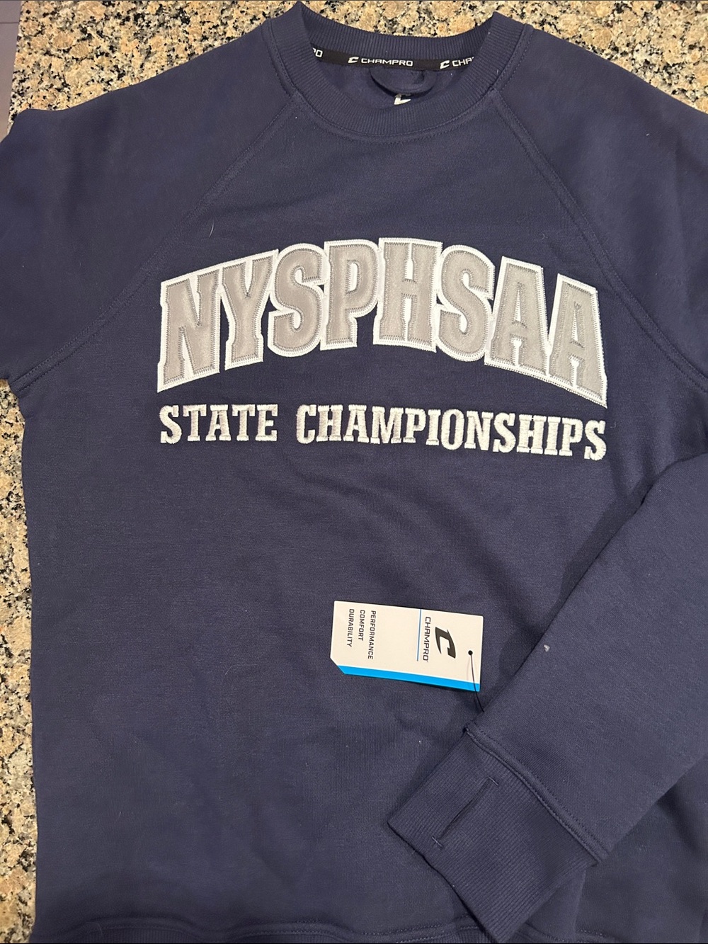 Champion Navy Blue NYSPHSAA State Championships Crewneck Sweatshirt